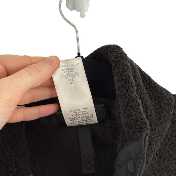 Patagonia Re-Tool Snap-T Pullover Black Outdoor Gorpcore Travel Womens Small - Picture 4 of 5